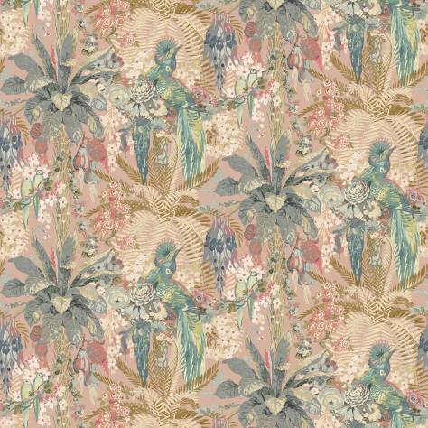 Linwood Fabrics Tango Wallpapers Rainforest Rabble Wallpaper - Candy - LW075/001