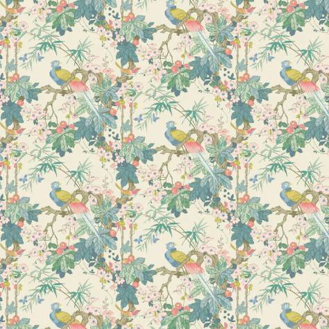 Linwood Fabrics Linwood Wallpapers Miji Wallpaper - Blossom - LW084/001