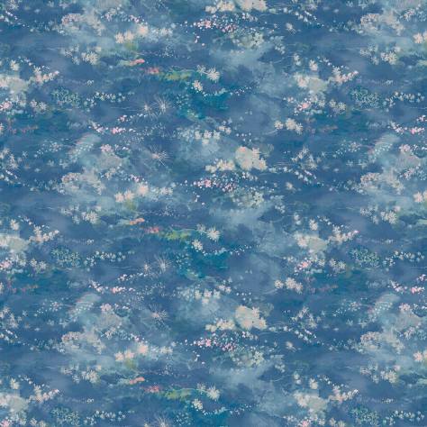 Linwood Fabrics Linwood Wallpapers Wonderland Wallpaper - Sky - LW089/002