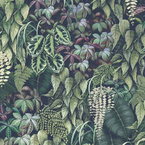 Osborne & Little Folium Wallpapers Greenwall Wallpaper - Emerald Green - W7330-02
