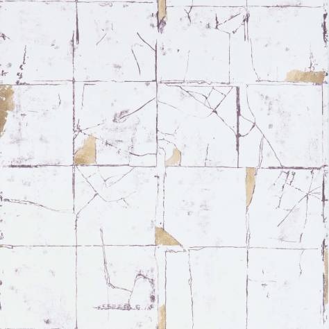 Osborne & Little Folium Wallpapers Faenza Tile Wallpaper - Stone - W7332-01