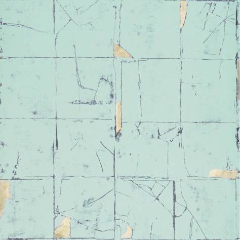 Osborne & Little Folium Wallpapers Faenza Tile Wallpaper - Mint - W7332-03