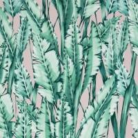 Tiger Leaf Wallpaper - Mint / Blush