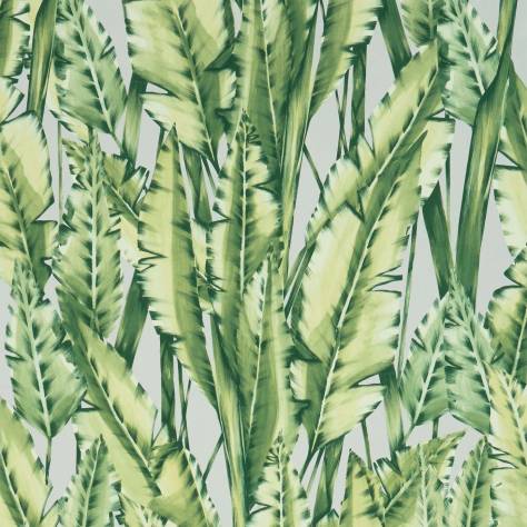 Osborne & Little Folium Wallpapers Tiger Leaf Wallpaper - Green - W7333-02