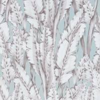 Tiger Leaf Wallpaper - Grey / Ice