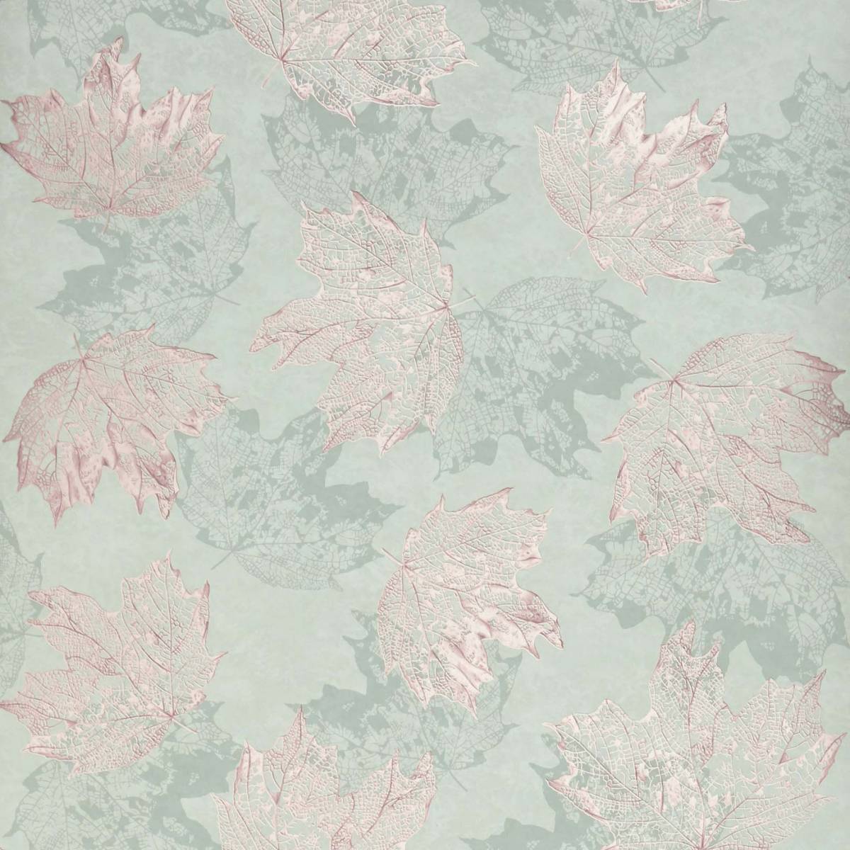 Sycamore Wallpaper - Sage / Rose Gold (W7336-05) - Osborne & Little Folium  Wallpapers Collection
