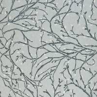 Twiggy Wallpaper - Pewter / Black / White