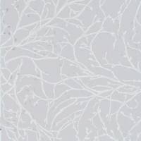 Twiggy Wallpaper - Grey / White / Gilver