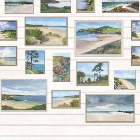 Osborne & Little Lamorran Wallcoverings Seascape Wallpaper - 01 - W7681-01