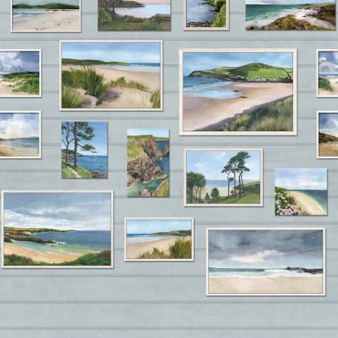 Osborne & Little Lamorran Wallcoverings Seascape Wallpaper - 02 - W7681-02