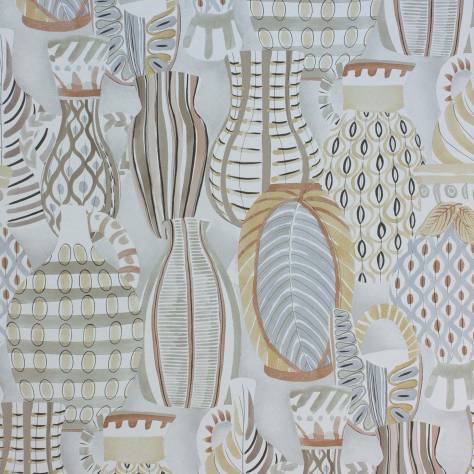 Nina Campbell Les Reves Wallpapers Collioure Wallpaper - Taupe / Soft Gold - NCW4300-02