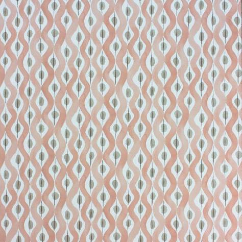 Nina Campbell Les Reves Wallpapers Beau Rivage Wallpaper - Pink / Taupe - NCW4301-02