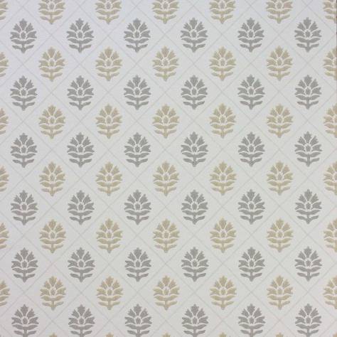 Nina Campbell Les Reves Wallpapers Camille Wallpaper - Grey / Beige - NCW4303-04