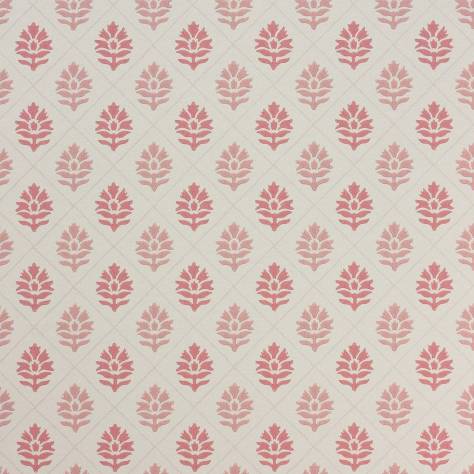 Nina Campbell Les Reves Wallpapers Camille Wallpaper - Coral / Pink - NCW4303-05
