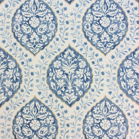 Nina Campbell Les Reves Wallpapers Marguerite Wallpaper - Indigo / Blue - NCW4304-06