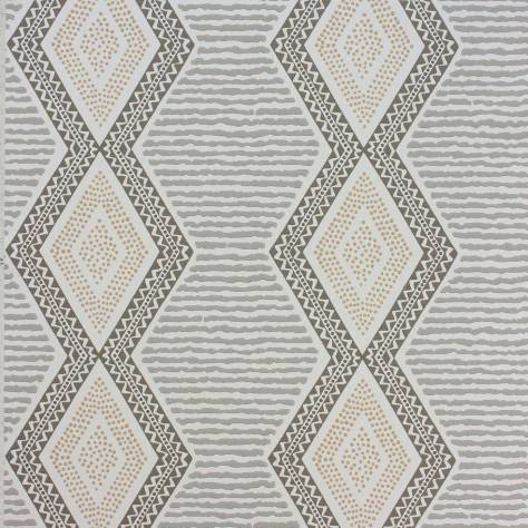 Nina Campbell Les Reves Wallpapers Belle Ile Wallpaper - Grey / Gold - NCW4306-02