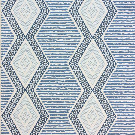 Nina Campbell Les Reves Wallpapers Belle Ile Wallpaper - Indigo / Blue - NCW4306-05