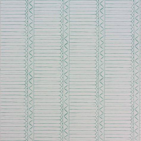 Nina Campbell Les Reves Wallpapers Domiers Wallpaper - Aqua / Ivory - NCW4307-03
