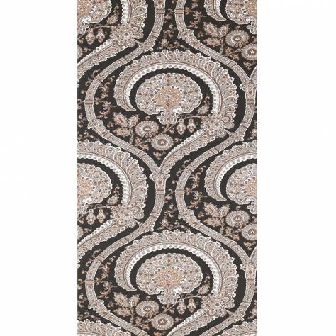 Nina Campbell Les Indiennes Wallpapers Les Indiennes Wallpaper - Black / Gilver / Copper - NCW4350-06