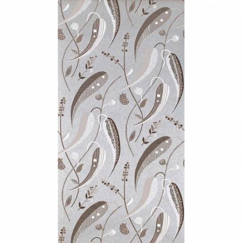 Nina Campbell Les Indiennes Wallpapers Colbert Wallpaper - Taupe / Ivory / Gilver - NCW4353-06