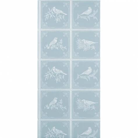 Nina Campbell Les Indiennes Wallpapers Fortoiseau Wallpaper - Aqua - NCW4356-04