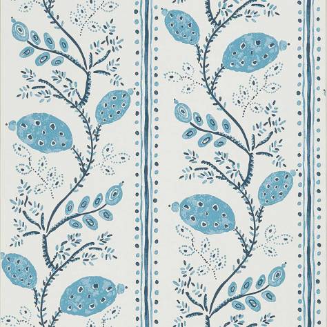 Nina Campbell Ashdown Wallpapers Pomegranate Trail Wallpaper - Indigo / Blue - NCW4390-01