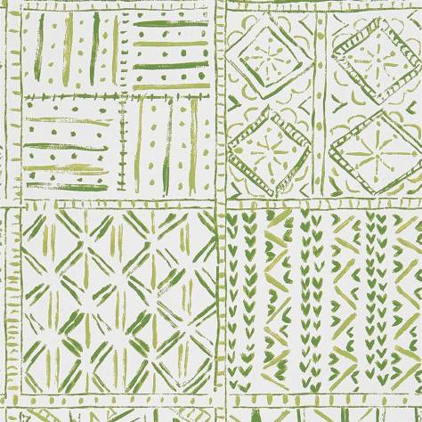 Nina Campbell Ashdown Wallpapers Cloisters Wallpaper - Green - NCW4391-03