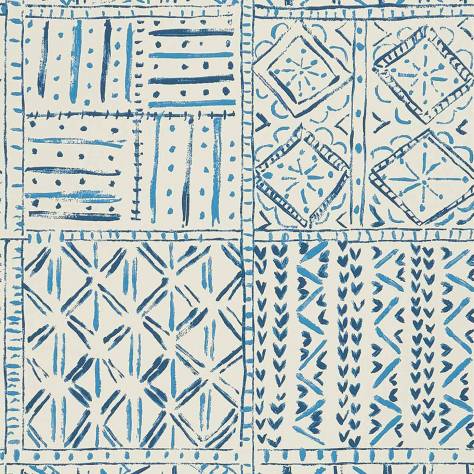Nina Campbell Ashdown Wallpapers Cloisters Wallpaper - Indigo / Blue - NCW4391-04