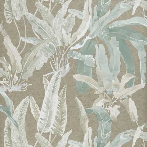 Nina Campbell Ashdown Wallpapers Benmore Wallpaper - Eau de Nil / Gilver - NCW4393-04