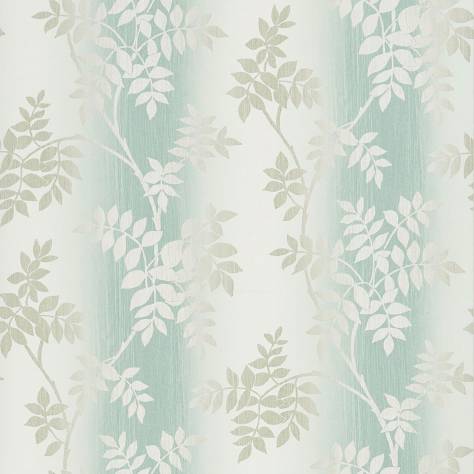 Nina Campbell Ashdown Wallpapers Posingford Wallpaper - Aqua / Taupe - NCW4394-03