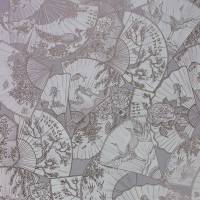 Fanfare Wallpaper - Dove / Rose Gold