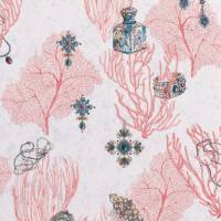 Coralino Wallpaper - Coral / Amethyst / Gold