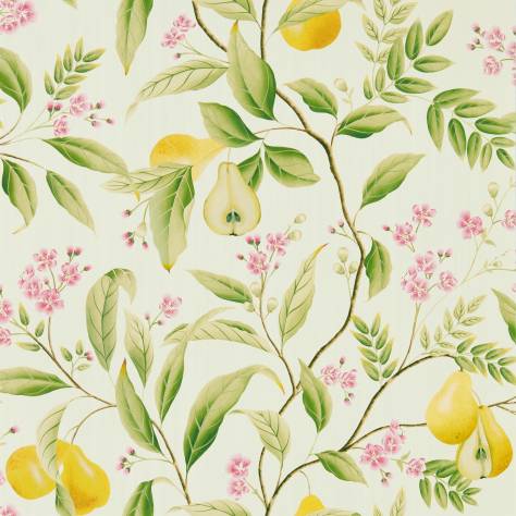 Harlequin x Diane Hill Harlequin x Diane Hill Wallpapers Marie Wallpaper - Fig Leaf/Honey/Blossom - HDHW112909
