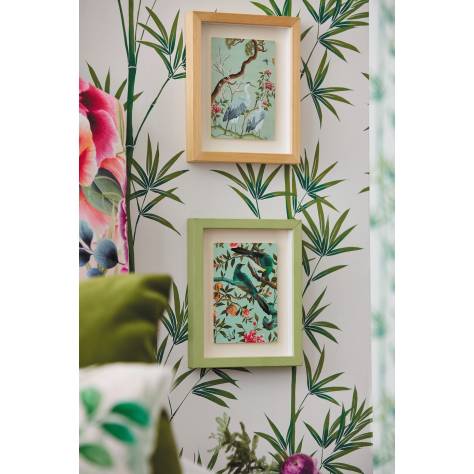 Harlequin x Diane Hill Harlequin x Diane Hill Wallpapers Isabella Wallpaper - Porcelain/Bamboo - HDHW112915