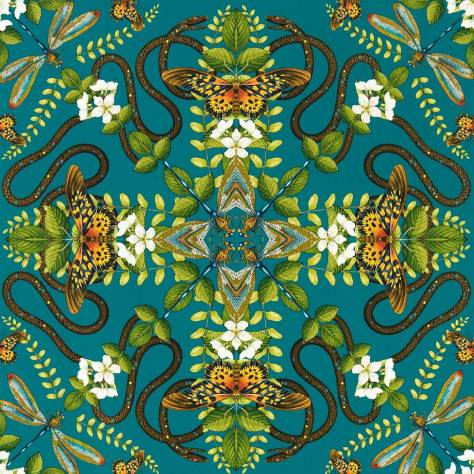 Wedgwood Botanical Wonders Wallpapers Emerald Forest Wallpaper - Teal - W0129/05