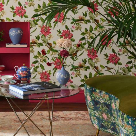 Wedgwood Botanical Wonders Wallpapers Tonquin Wallpaper - Chartreuse - W0134/02