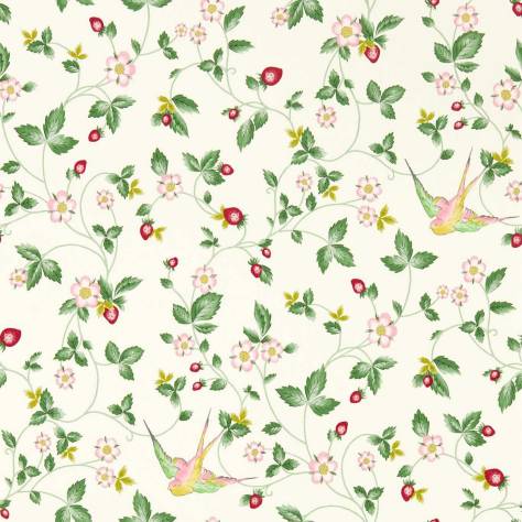 Wedgwood Botanical Wonders Wallpapers Wild Strawberry Wallpaper - Ivory - W0135/03