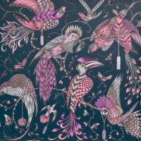 Emma J Shipley Audobon Wallpaper - Pink