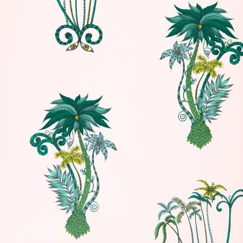 Emma Shipley Animalia Wallpapers Emma J Shipley Jungle Palms Wallpaper - Pink - W0101/04