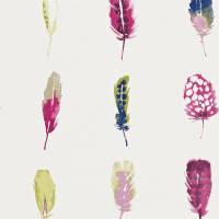 Limosa Wallpaper - Loganberry/Raspberry/Olive