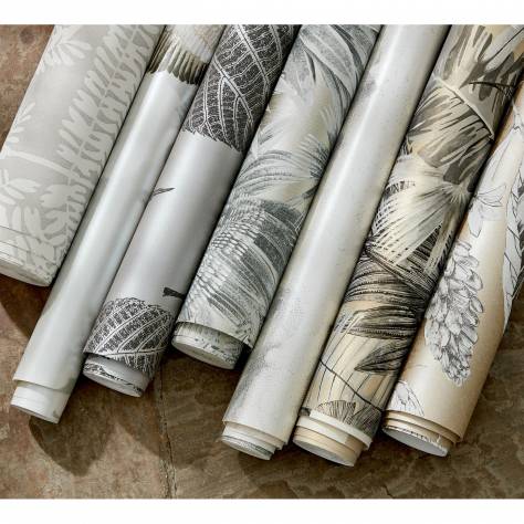 Harlequin Palmetto Wallpapers Amborella Wallpaper - Pebble - HGAT111222