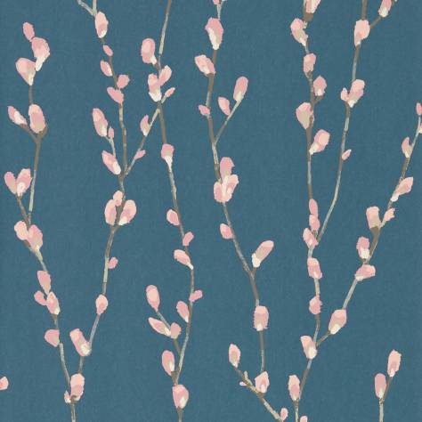 Harlequin Standing Ovation Wallpapers Salice Wallpaper - Rose/Navy - HSTO111471
