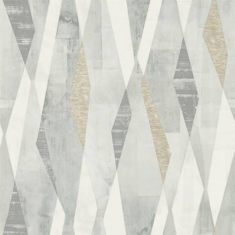 Harlequin Entity Wallpaper Vertices Wallpaper - Slate/Concrete - HGEO111703