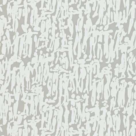 Harlequin Momentum Wallpapers Vol. 2 People Wallpaper - Pewter/Chalk - HMOT110357