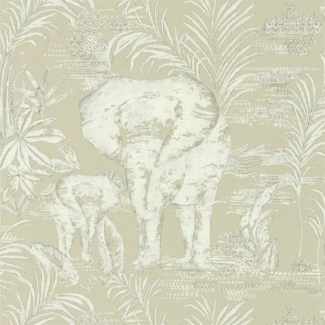 Harlequin Zapara Wallpapers Kinabalu Wallpaper - Linen/Blush - HZAP111776