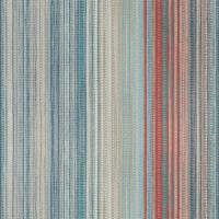 Spectro Stripe Wallpaper - Teal Sedona Rust
