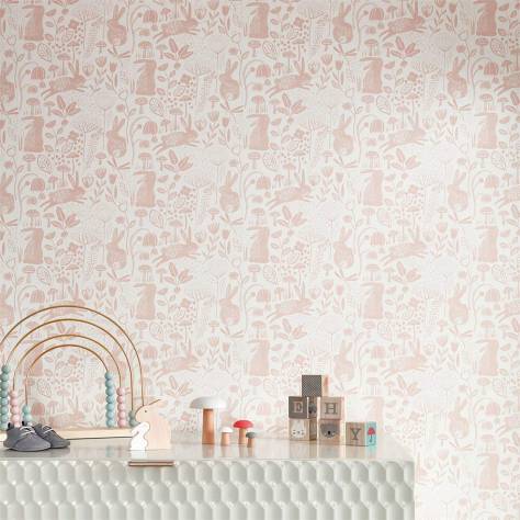 Harlequin Book of Little Treasures Wallpapers Into the Meadow Wallpaper - Powder - HLTF112632