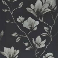 Lotus Wallpaper - Onyx/Silver