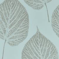 Leaf Wallpaper - Sky/Gilver