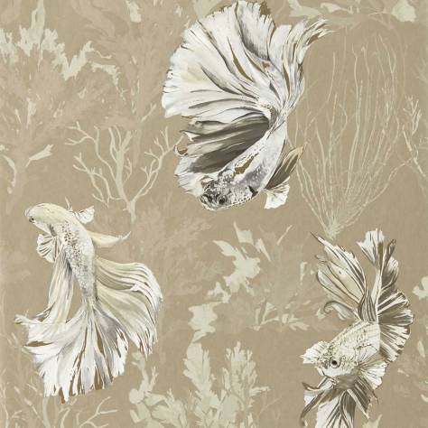 Harlequin Colour 1 Wallpaper Halfmoon Wallpaper - Gilver/Tranquility - HTEW112765